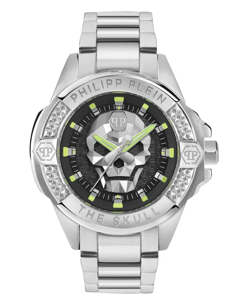 Philipp Plein Uhren Quarz-Analoguhr The $Kull silver Silber