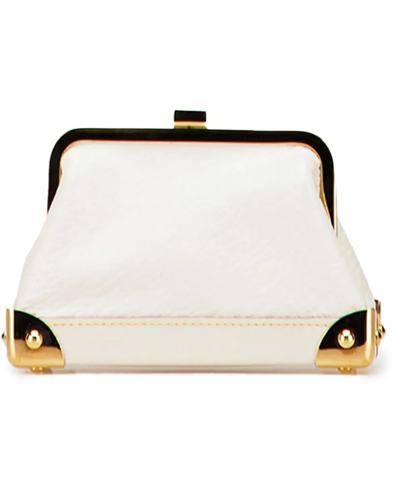 Louis Vuitton Portemonnaie Suhali Porte Monnaie Coin Pouch weiß Weiß