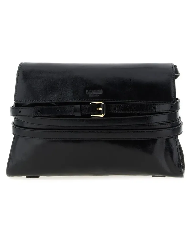 Moschino Hobo Bags Tie Me' Crossbody Bag schwarz Schwarz