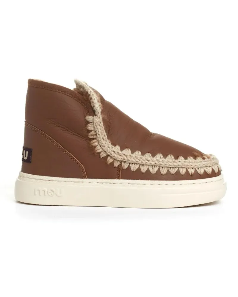 Mou Stiefel Boot Eskimo Bottom Leather Sneakers braun Braun