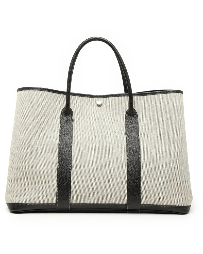 Hermès Weekender Toile and Negonda Garden Party 49 grau Grau