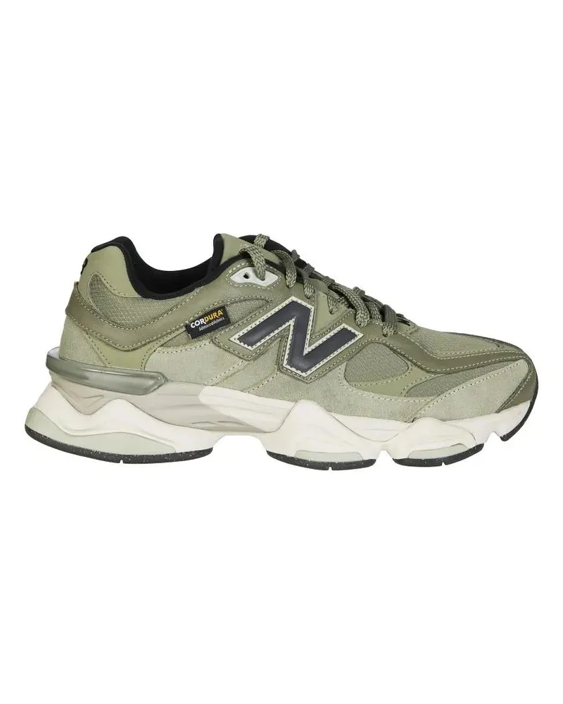 New Balance Low-Top Sneaker Layered Olive Green Sneakers With Chunky Sole And grau Grau