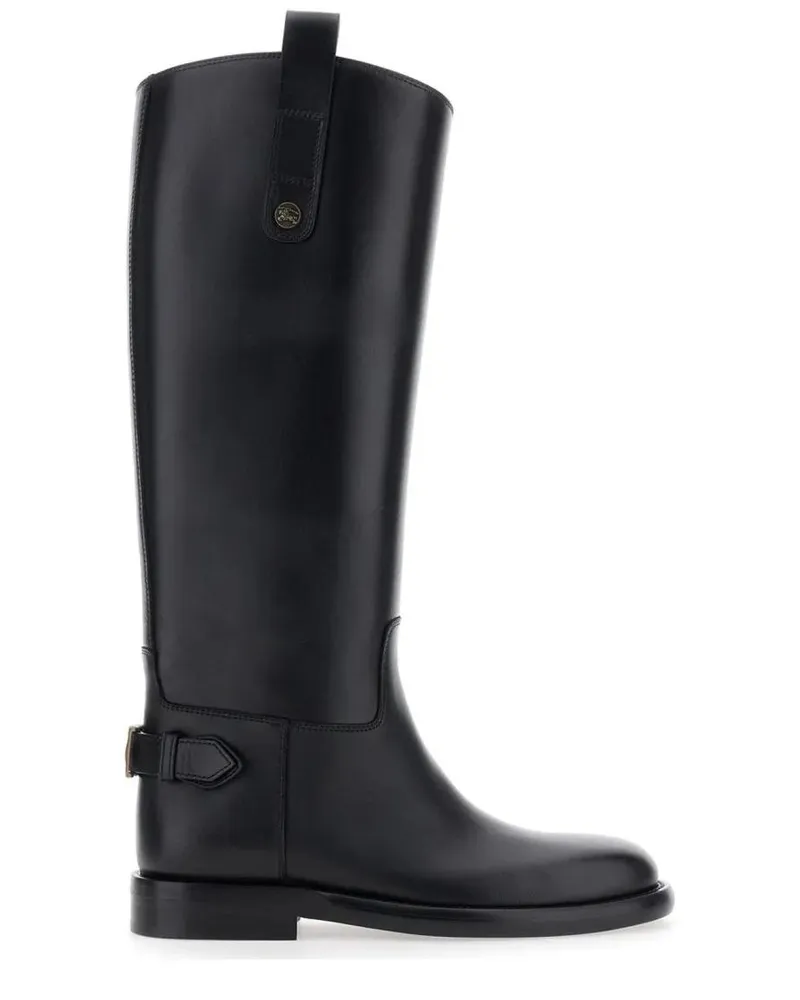 Burberry Stiefel Ankle-High Boots With Sturdy Sole And Streamlined schwarz Schwarz