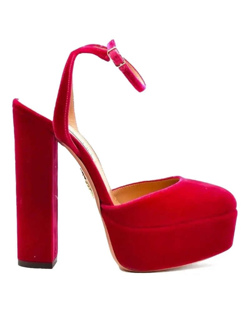 Aquazzura Hohe Schuhe Decollete Pink rosa Gold