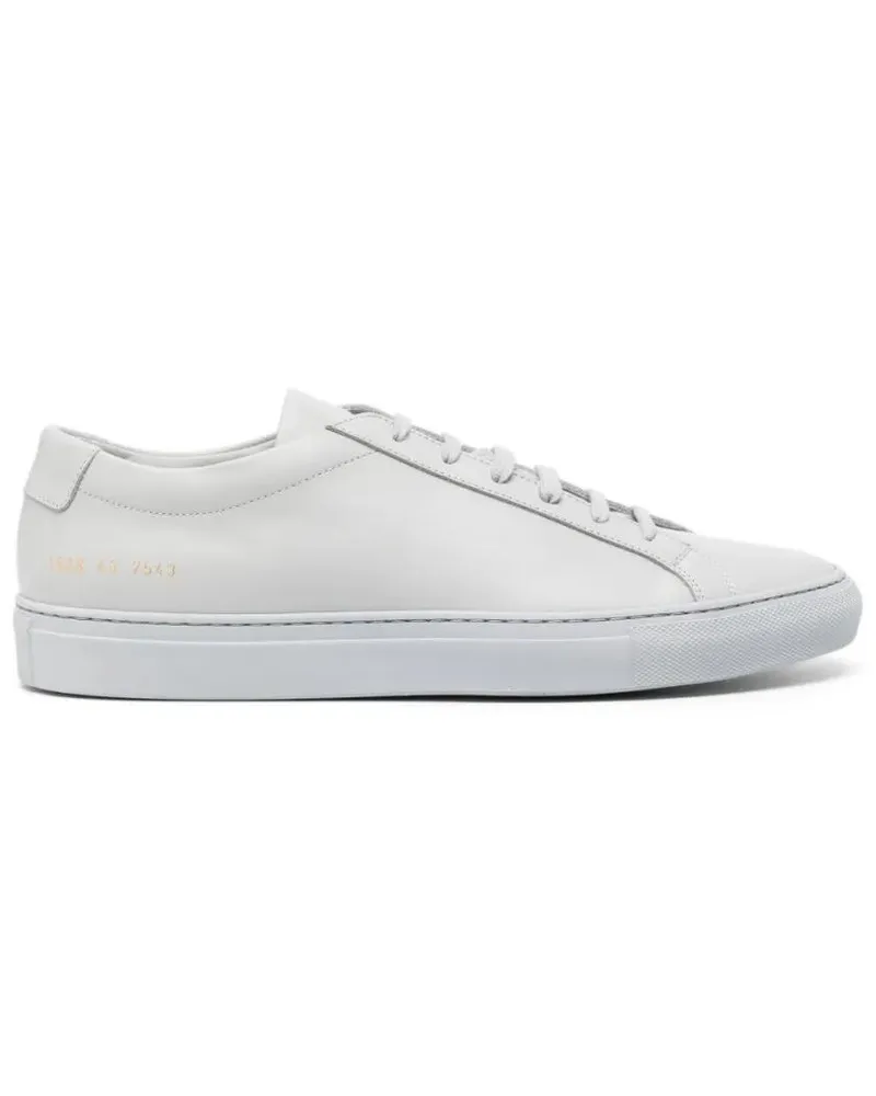 Common Projects Low-Top Sneaker Low-Top Sneakers With Smooth Leather Upper weiß Weiß