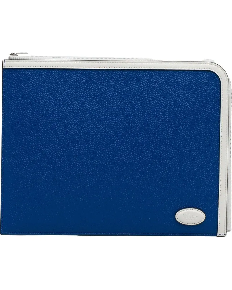 Mulberry Clutches 2015-2023 X Richard Malone Zip Clutch blau Blau