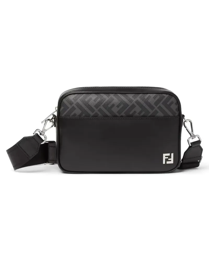 Fendi Hobo Bags "Camera Case Squared Ff" Bag schwarz Schwarz