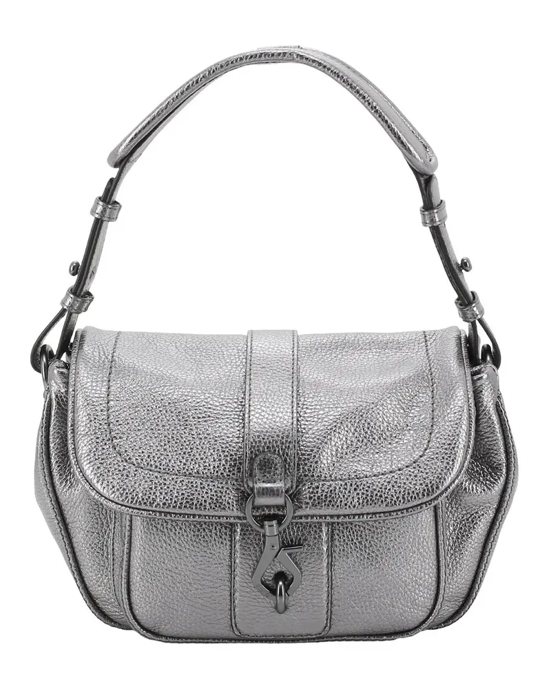Abro Hobo Bags Schultertasche STAR SADDLE dunkelgrau Dunkelgrau