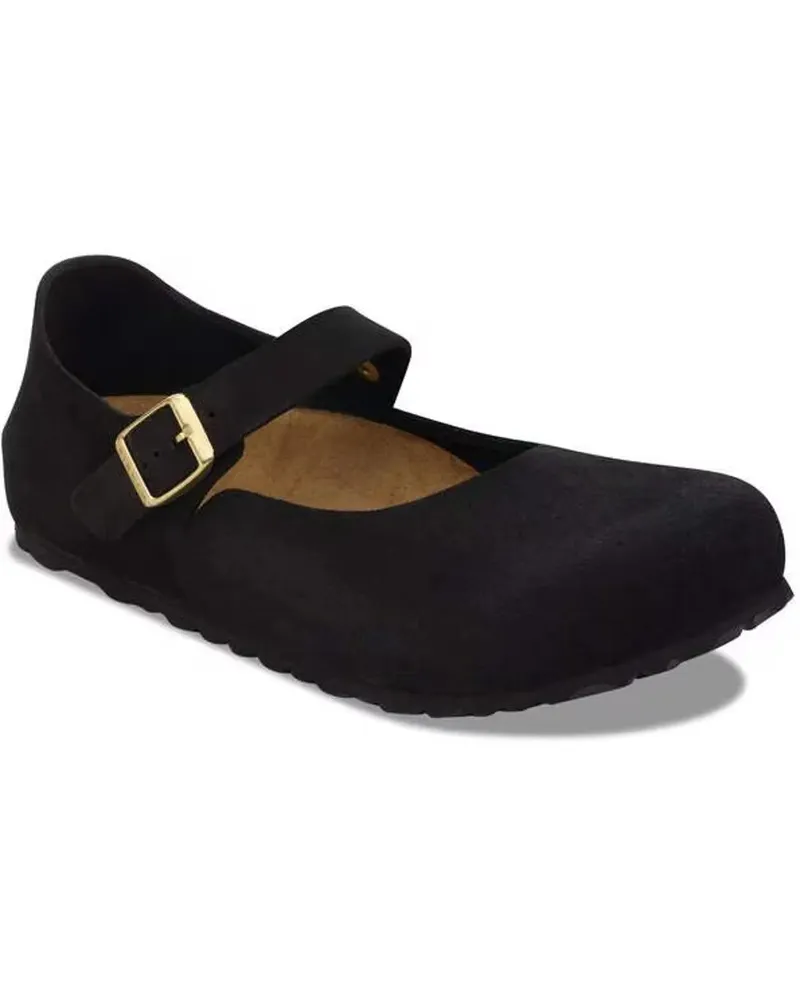 Birkenstock Ballerinas MANTOVA CUP SOLE HIGH SHINE BLACK schwarz Schwarz