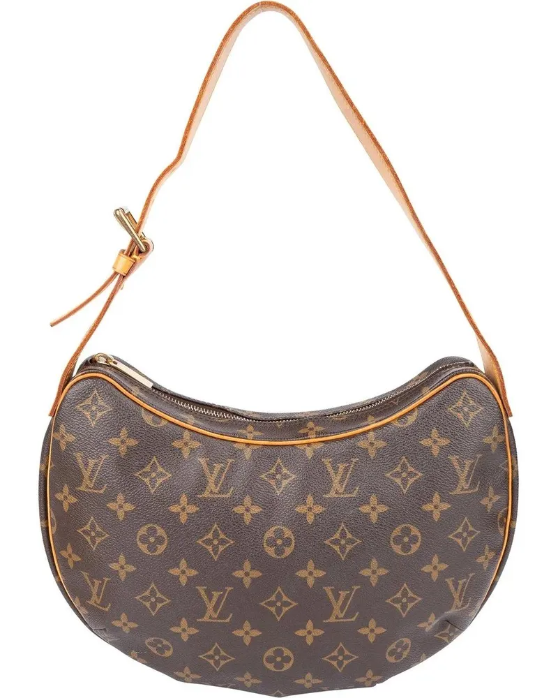 Louis Vuitton Crossbody Bags  Canvas Monogram Croissant MM Shoulde braun Braun