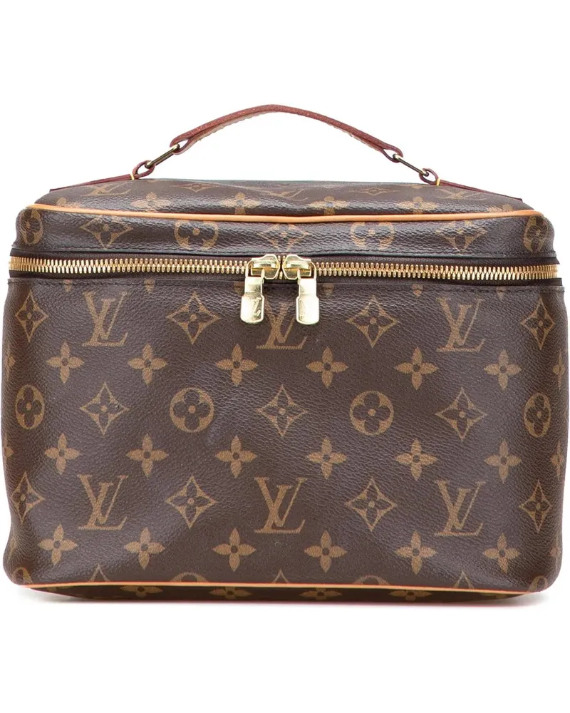 Louis Vuitton Kosmetiktaschen Monogram Nice BB Vanity Case braun Braun