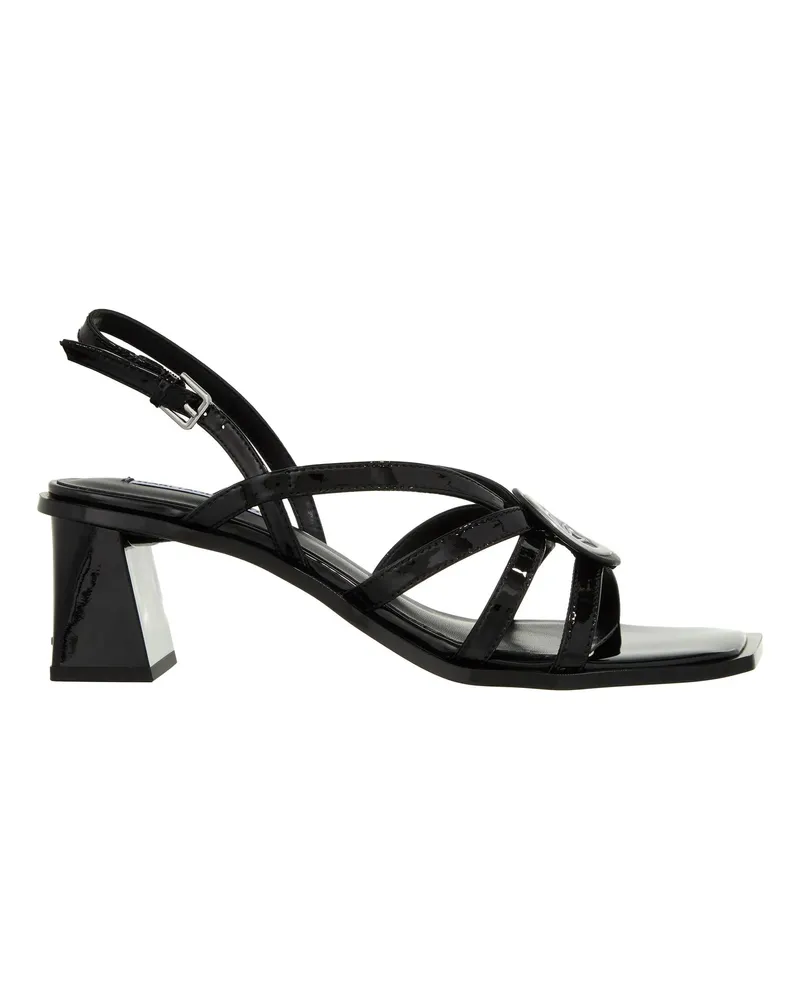 Karl Lagerfeld Sandaletten mit Absatz Bekki Strap Sandal schwarz Schwarz