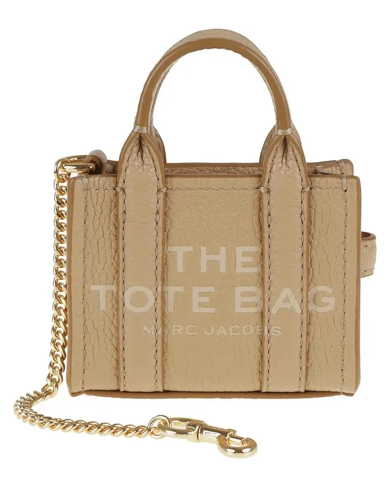 Marc Jacobs Hobo Bags Brown Leather Crossbody Bag With Textured Finish braun Braun