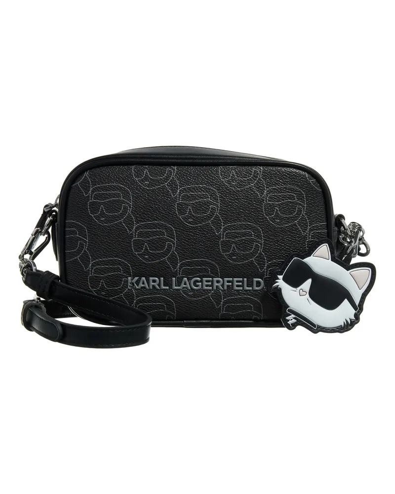Karl Lagerfeld Crossbody Bags Ikon Mono Cc Camera Bag schwarz Schwarz
