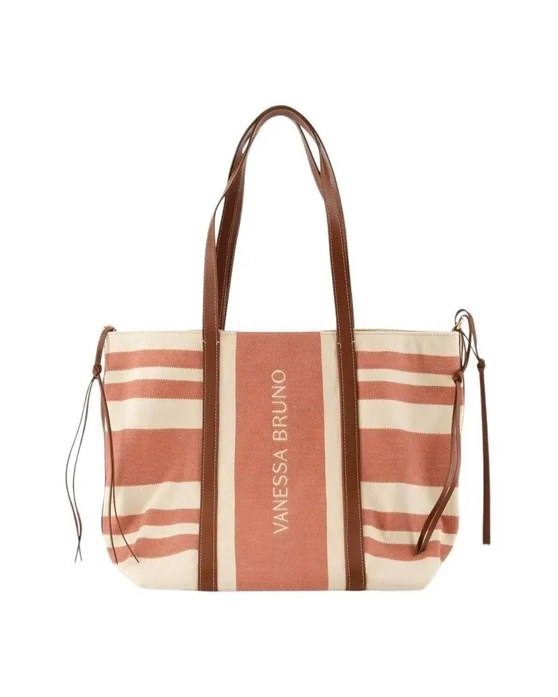 Vanessa Bruno Shopper & Totes Gm Shopper Bag - Cotton - Brown braun Braun