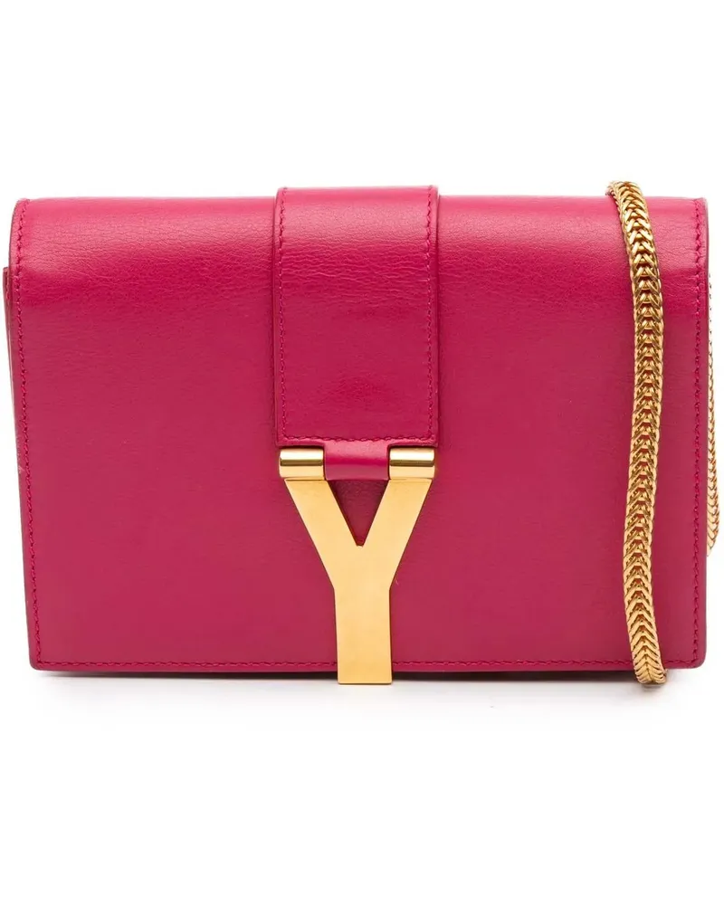 Saint Laurent Hobo Bags Mini Smooth Calfskin Chyc Crossbody rosa Gold