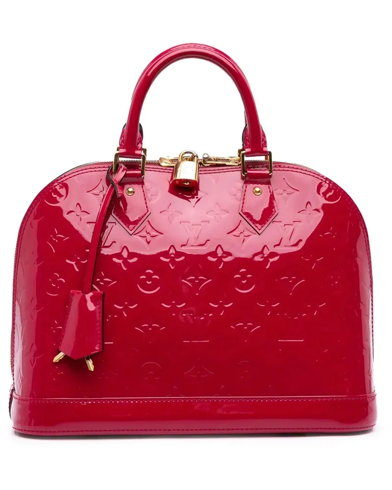 Louis Vuitton Crossbody Bags Monogram Vernis Alma PM rot Rot