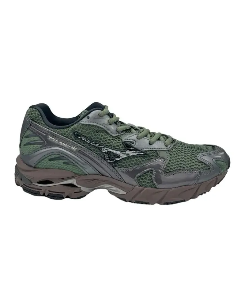Mizuno Low-Top Sneaker Wave Rider 10 Agave Green/Black Sand/ Metallic W S bunt Bunt