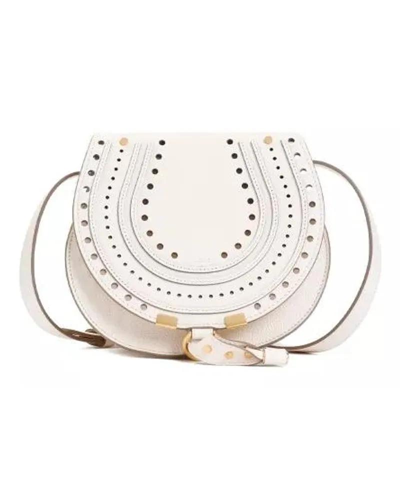 Chloé Shopper Misty Ivory Calf Leather Marcie Bag Creme