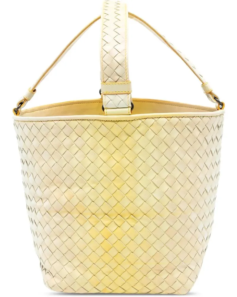 Bottega Veneta Hobo Bags Nappa Intrecciato Nuance Bucket Bag gelb Gelb