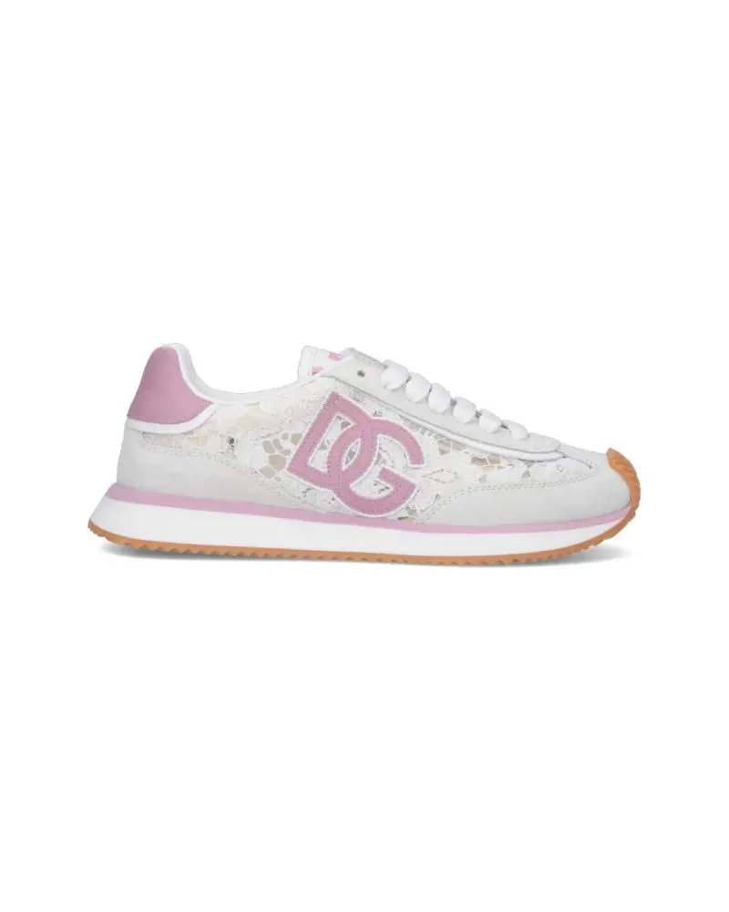 Dolce & Gabbana Low-Top Sneaker Cushion Sneakers – White weiß Weiß
