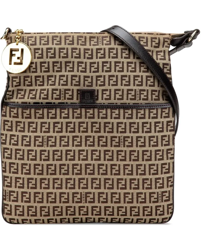 Fendi Hobo Bags 2010-2024 Zucchino Canvas Crossbody braun Braun