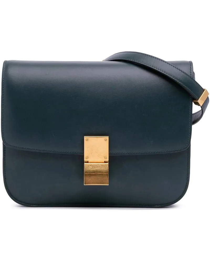 Celine Hobo Bags Medium Calfskin Classic Box grün Grün