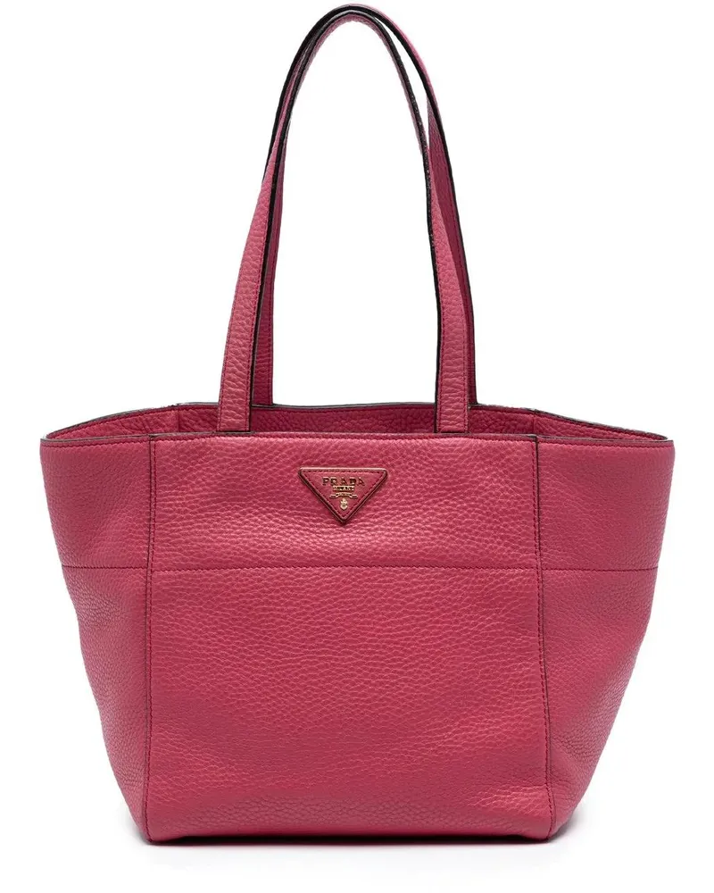 Prada Shopper Vitello Daino Tote rosa Gold