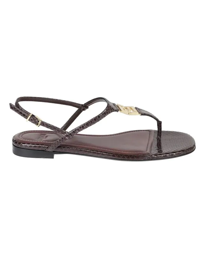 Fendi Sandalen Brown Minimalist Sandals braun Braun