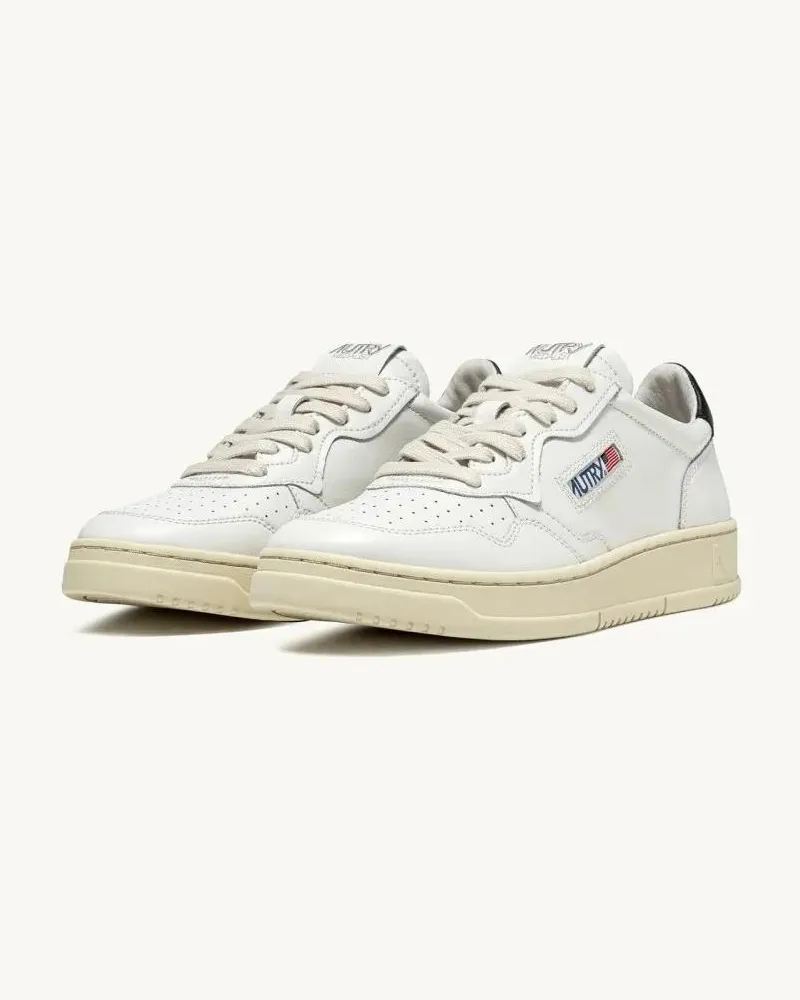 AUTRY Low-Top Sneaker Low-Top Sneakers With Padded Collar And Contrast D weiß Weiß