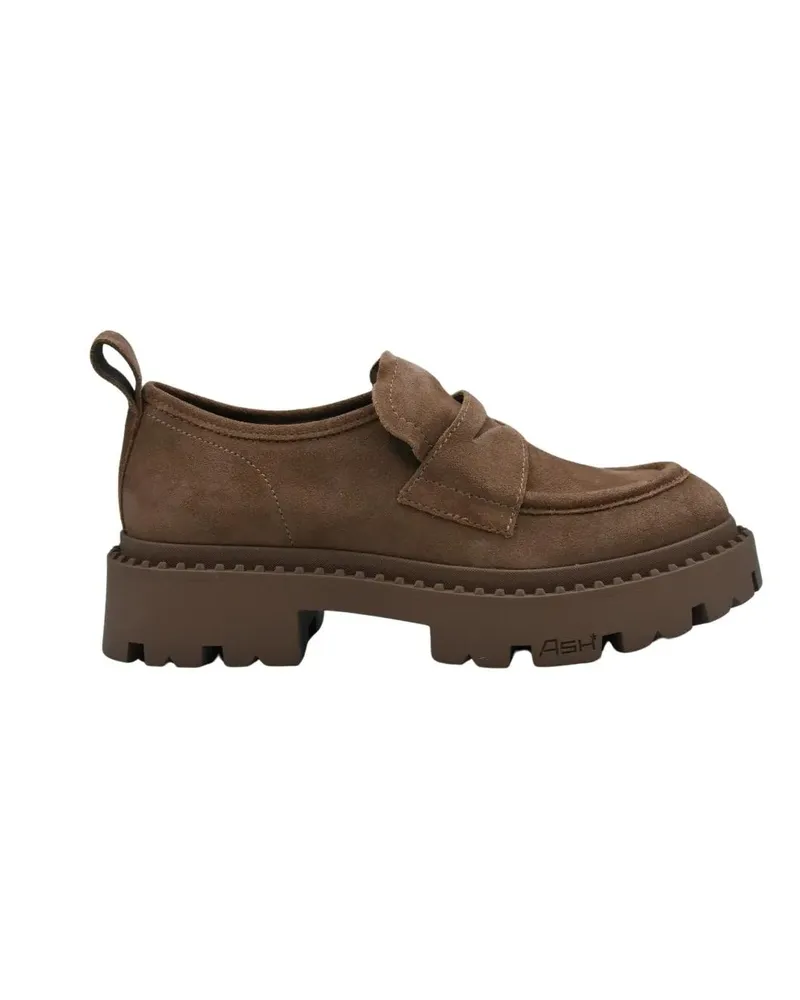 ash Brown Flat Shoes braun Braun