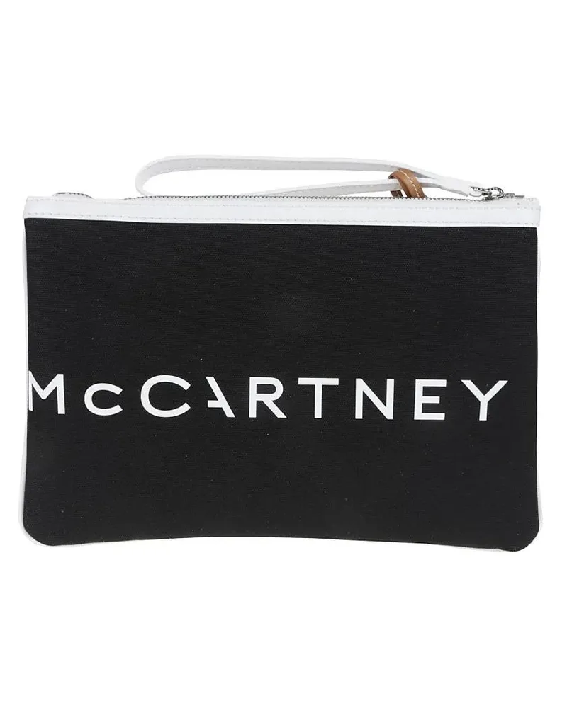 Stella McCartney Hobo Bags Black Minimalist Clutch schwarz Schwarz