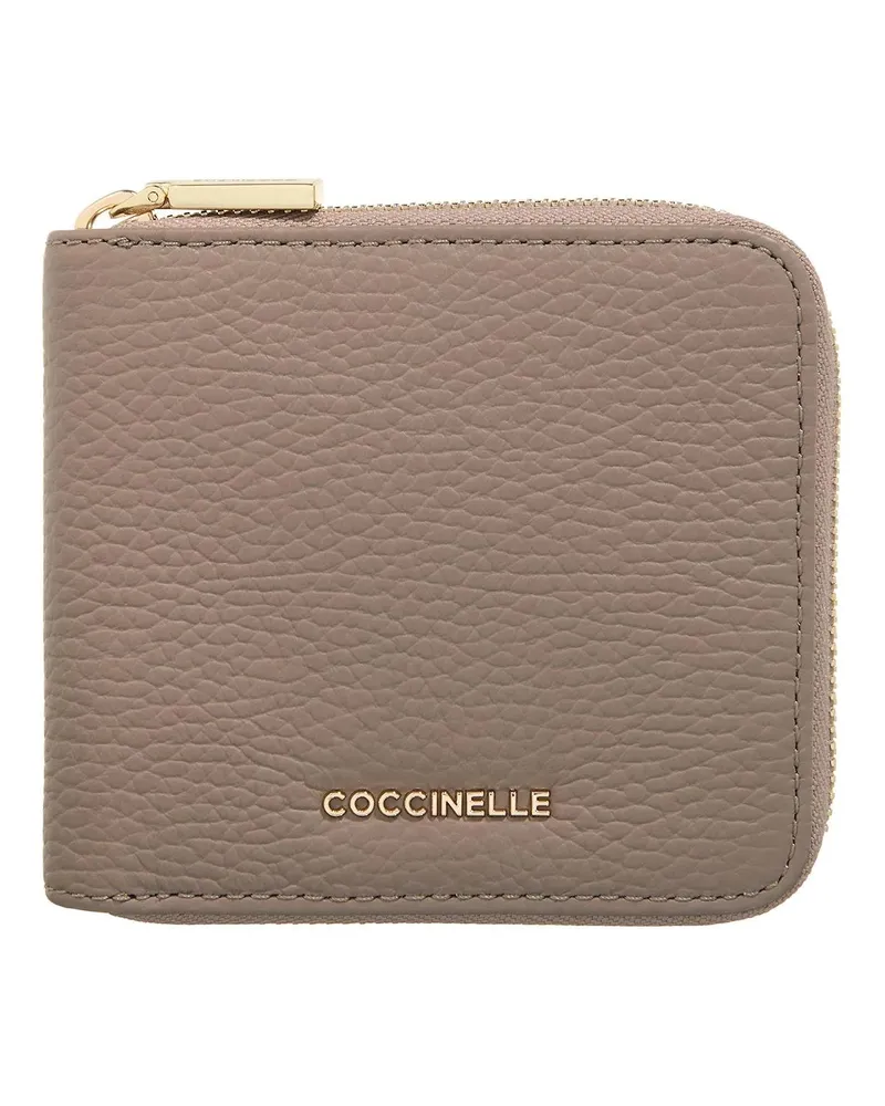 Coccinelle Portemonnaie Metallic Soft taupe Taupe