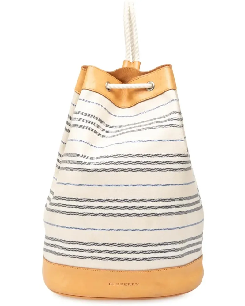 Burberry Rucksäcke Canvas Backpack weiß Weiß