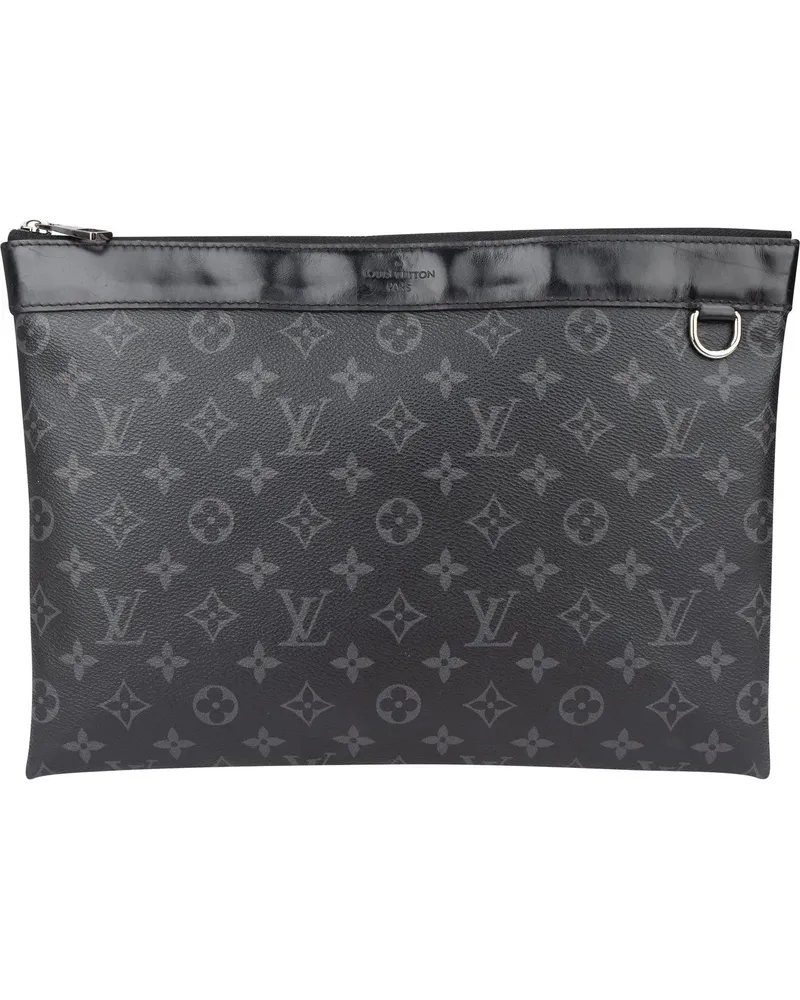 Louis Vuitton Crossbody Bags  Canvas Graphit Monogram Discovery Po schwarz Schwarz