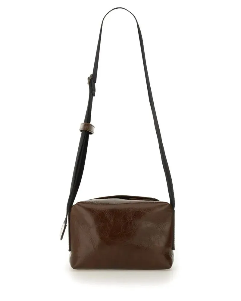Uma Wang Hobo Bags Leather Shoulder Bag braun Braun