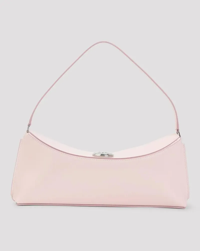 Jacquemus Hobo Bags Smooth Pink Leather Le Calisso Handbag pink Rosa