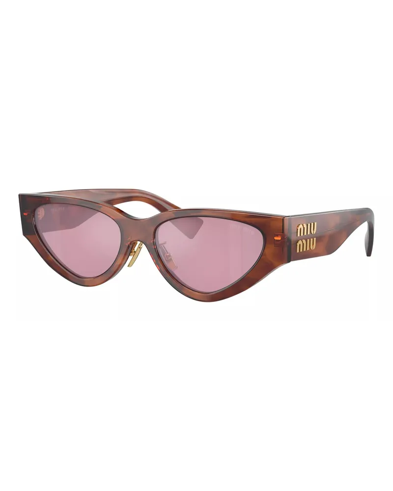 Miu Miu Sonnenbrille 0MU 03ZS Braun