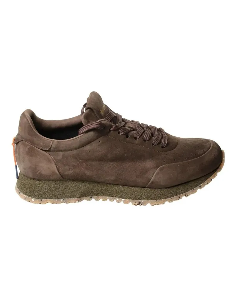 Barracuda Low-Top Sneaker Rocket Sneakers In Ebony Suede Washed braun Braun