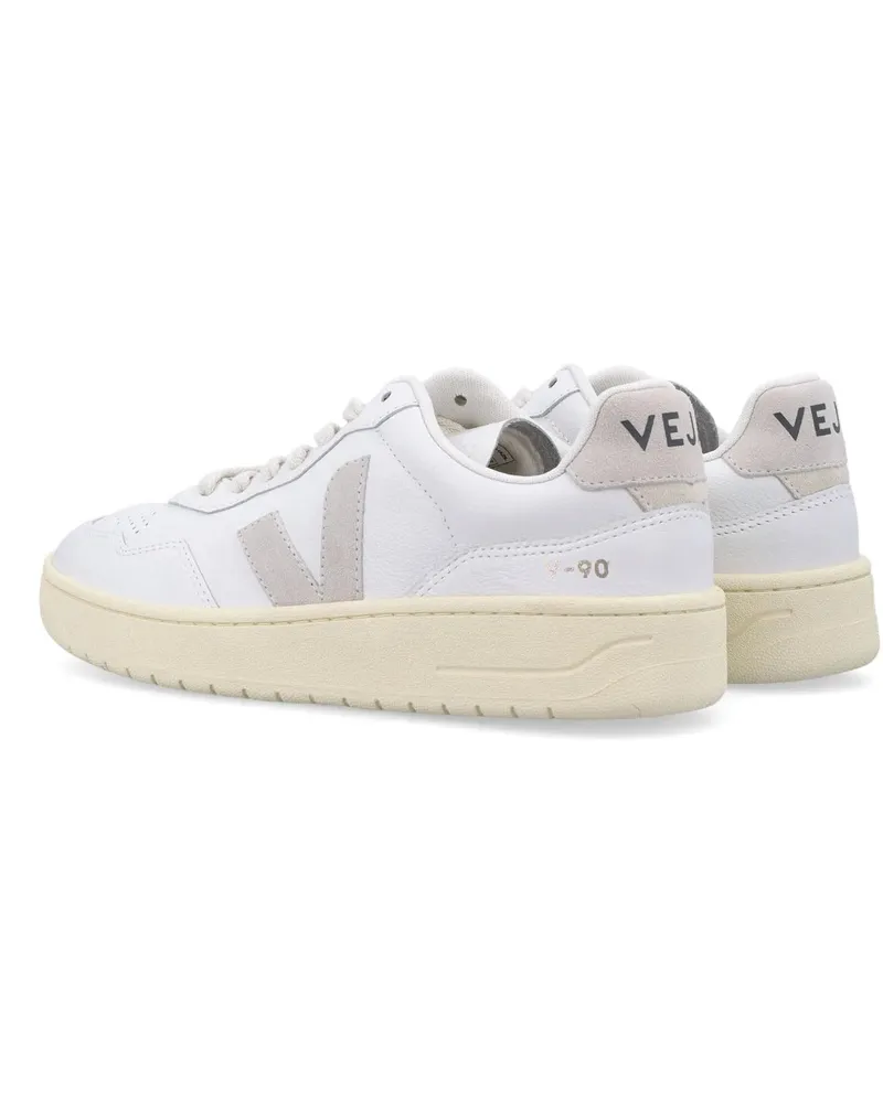 VEJA Low-Top Sneaker V-90 Extra White Natural weiß Weiß
