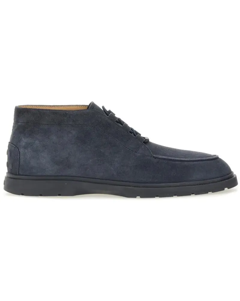 TOD'S Loafer Sleek Blue Suede Loafer blau Blau