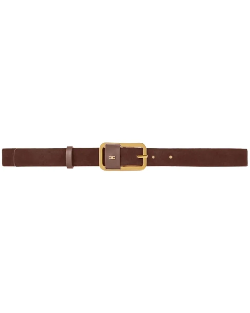 Elisabetta Franchi Gürtel Belts Coffee braun Braun