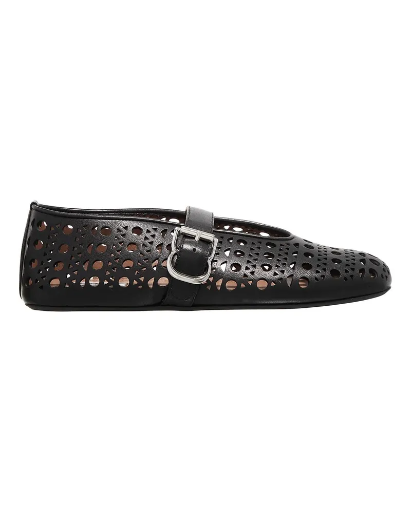 Alaïa Loafer Ballet Flats schwarz Schwarz