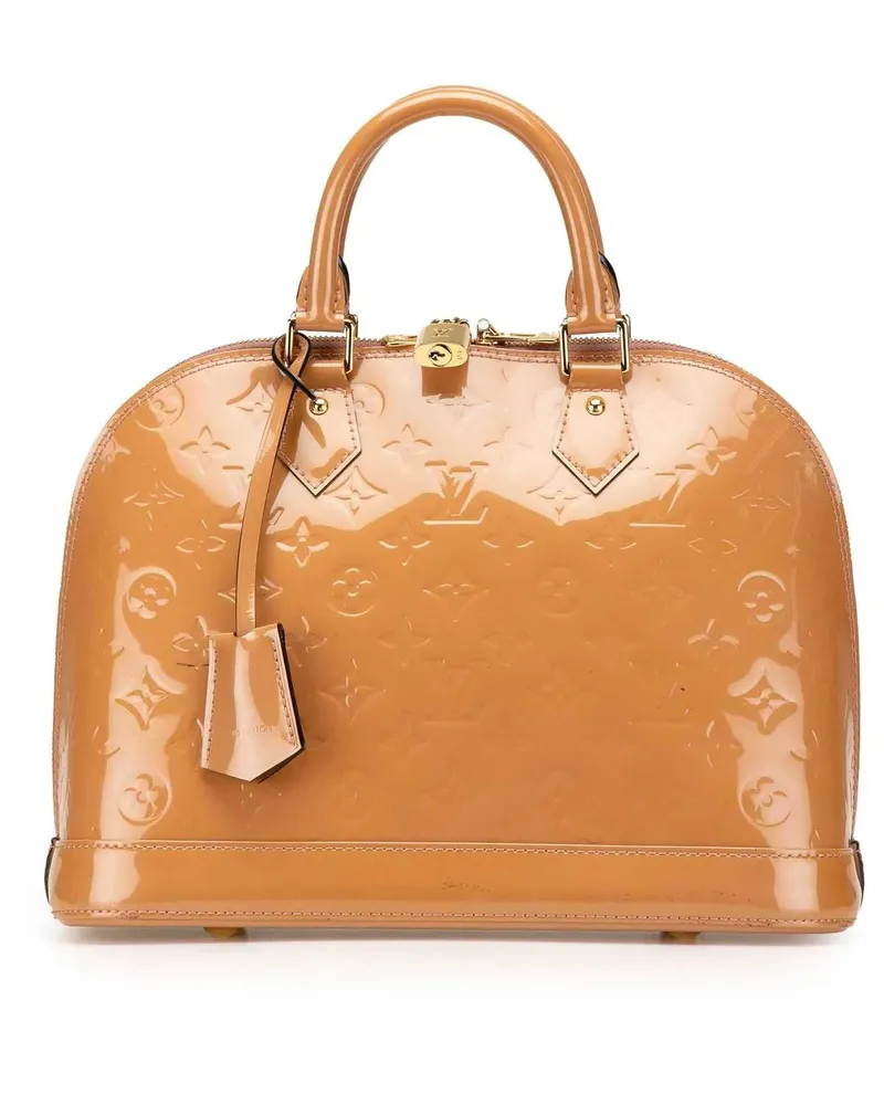 Louis Vuitton Crossbody Bags Monogram Vernis Alma PM braun Braun