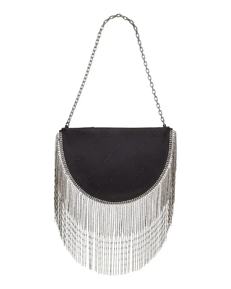Karl Lagerfeld Hobo Bags K/Soiree Schultertasche mit Strass schwarz Schwarz