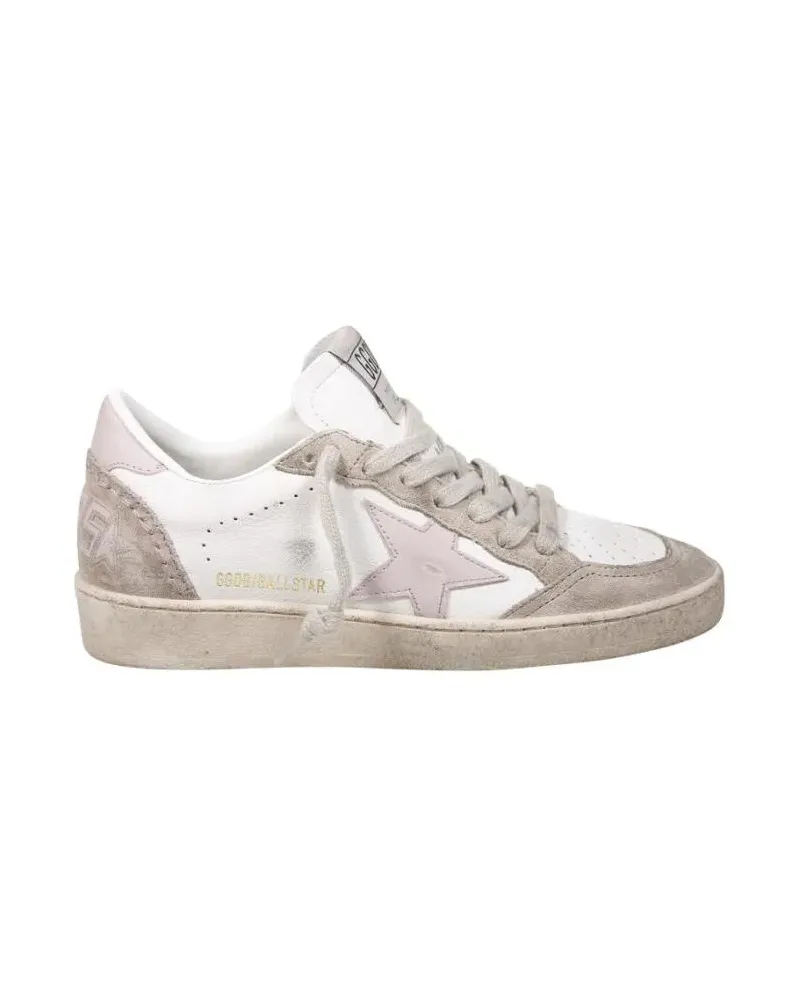 Golden Goose Low-Top Sneaker Ballstar Nappa Upper Suede Toe Sneakers weiß Weiß