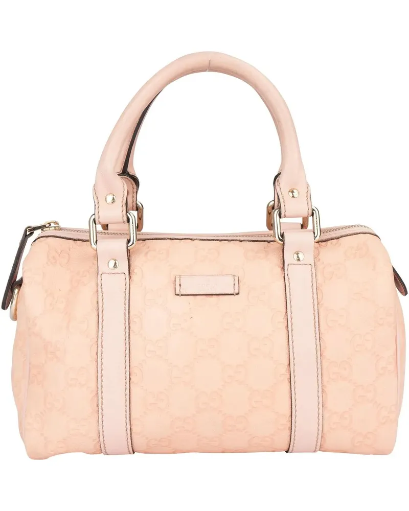 Gucci Crossbody Bags  GG Monogram Mini Boston Handbag rosa Gold