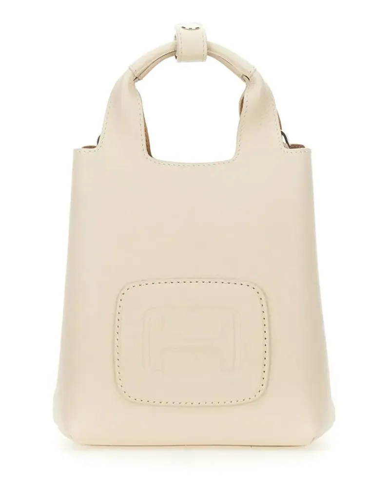 Hogan Shopper & Totes "H" Mini Shopping Bag beige Beige