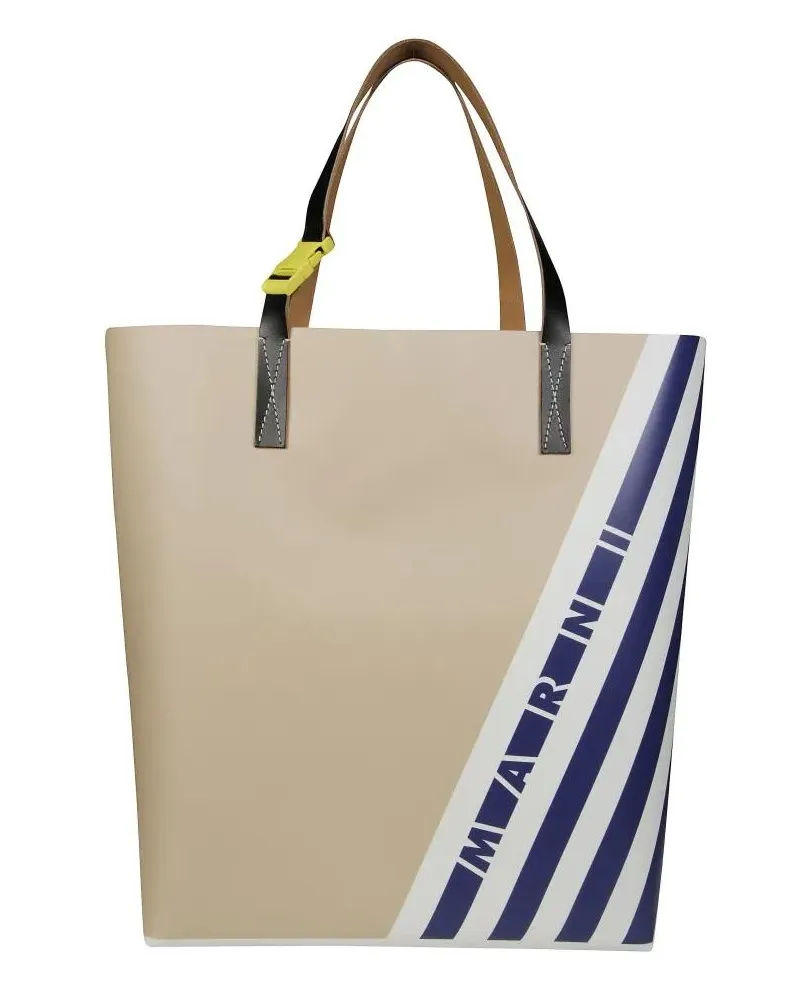Marni Shopper & Totes White Shopping Bag beige Beige