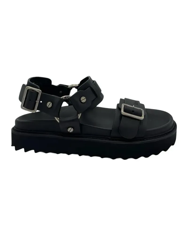 Acne Studios Sandalen Platform Sandals With Adjustable Buckle Straps schwarz Schwarz